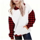 thumbnail image 2 of Sudadera con capucha para niños, cuello redondo, manga larga, ropa de abrigo para niños de talla mediana y grande, jersey, blusa de poliéster para niños, 2 of 5