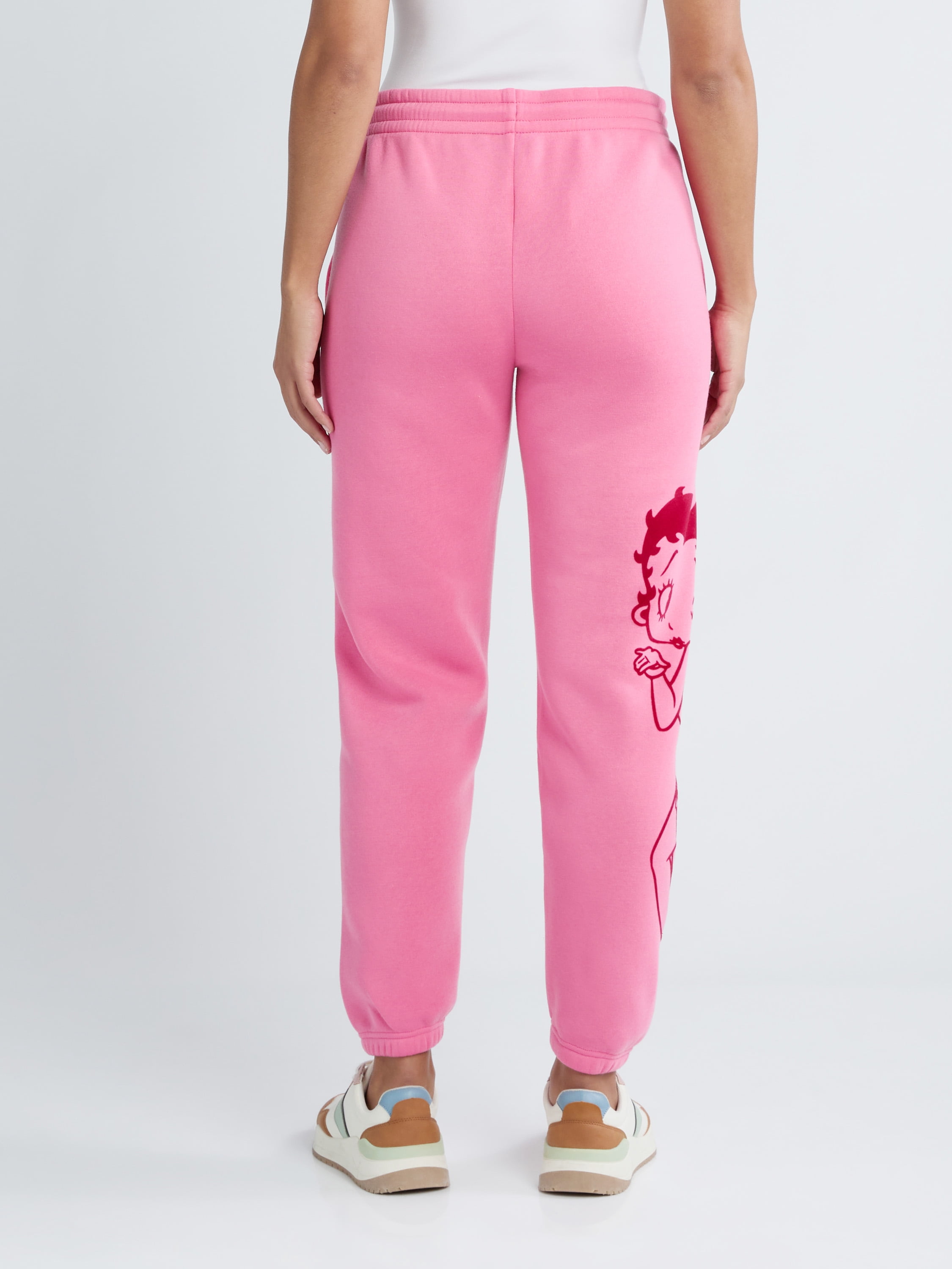 Betty Boop Women’s Graphic Jogger Pants, Sizes XXS-XXL