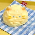 thumbnail image 1 of Linnome Slow Rising Cute Puppy Stress Relief Toy, Soft Milk Cake Squeeze Fidget for Anxiety, Yellow, 1 of 6