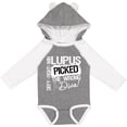 thumbnail image 3 of Inktastic Lupus Picked The Wrong Diva Girls Long Sleeve Baby Bodysuit, 3 of 5
