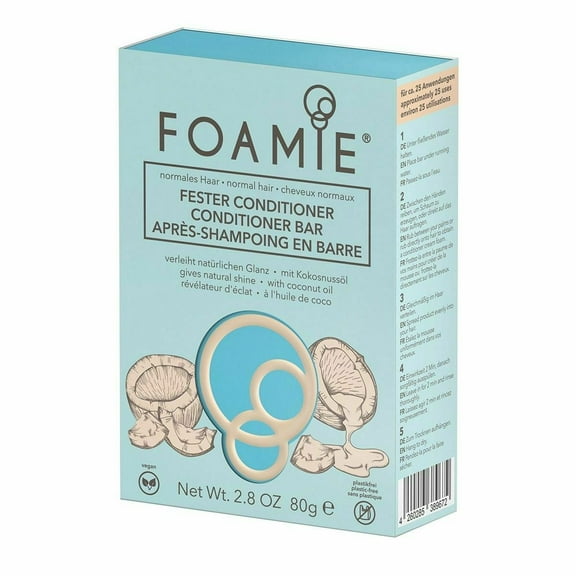 foamie Fester Conditioner Bar Solid Normal hair Made in Germany 2.8 oz.1 PK