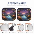 thumbnail image 6 of Windshield Sun Shade, Magical Bees Twilight River Foldable Car Sun Shade Windshield for Front, 2 Pieces, 6 of 7