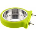 thumbnail image 1 of Cuenco para jaula de perro, cuenco extraíble de acero inoxidable para colgar, cuenco para mascotas, cuenco pequeño para agua, comedero para perros, gatos, conejos, suministros para mascotas Birdsgreen, 1 of 5
