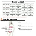 thumbnail image 3 of Trajes de baño de bikini de dos piezas con tiras en la espalda con estampado conservador para mujer Fridja  nalpqowj55689, 3 of 7