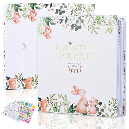 Baby Memory Book - , 248 Pages Color, Keepsake Journal for Baby's First Five Years, Unisex Baby Scrapbook, Record Book for New Parents, Ideal Gift for Baby Shower and Welcome Party