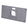 thumbnail image 2 of TFixol ABS Plastics Woodworking Engraving Machine Flip Board Milling And Slotting Tool Trimming Machine Woodworking Tool Multifunctional Router Table Insert Plate With 4 Rings, 2 of 7