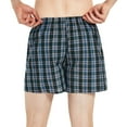 thumbnail image 4 of Onimisc Men's Boxers Underwear 100% Cotton Woven Boxers for Men Pack Boxer Shorts Assorted Colors, 6 Pack, 4 of 10