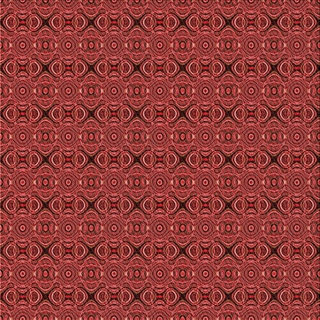 

Ahgly Company Indoor Square Patterned Grapefruit Red Area Rugs 6 Square