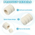 thumbnail image 3 of Uxcell EVA Foam Door Handle Cover Anti-Collision Knob Spiral Covers Protective Sleeve White, 3 of 7