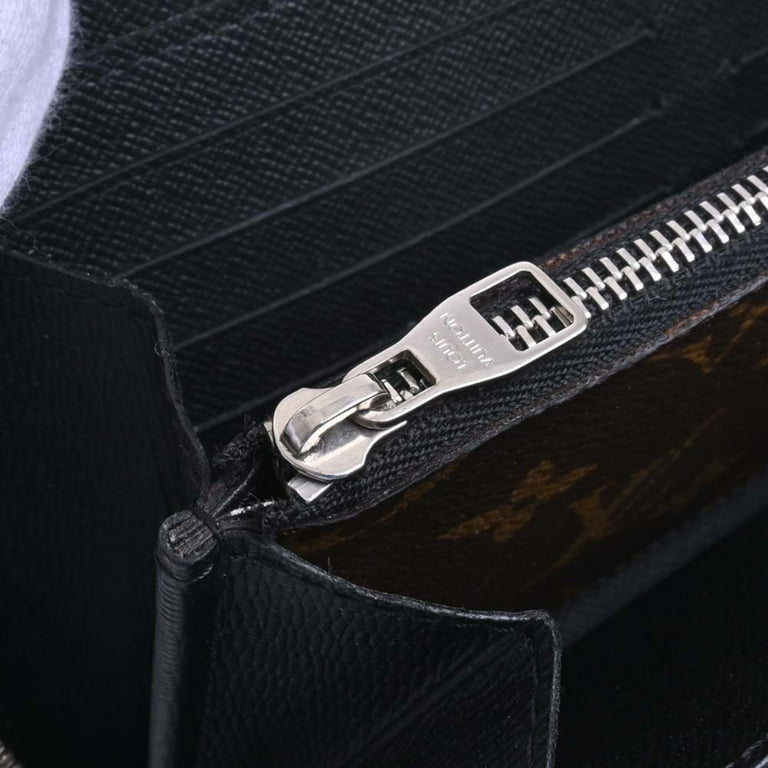 Pre-Owned LOUIS VUITTON Monogram Macassar Zippy XL Round Long  