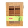 thumbnail image 5 of Caja Organizadora de Té, Hecha de Bambú Resistente, 8 Compartimientos, Organizador para Bolsas de Té e Infusiones con Tapa Centro de Acrílico, 5 of 5