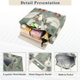 thumbnail image 3 of FORMRS Womens Corduroy Tote Bag Crossbody Shoulder Handbag with Pocket, Winter Goose Scarves, 3 of 7