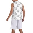 thumbnail image 2 of Sikiie Turtle Basketball Jersey Reversible Men's Mesh Athletic Sports Shirts Training Practice S-4XLLarge, 2 of 6