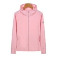 thumbnail image 2 of Baberdicy Cardigan Sweaters for Women Lightweight Women's Upf 50+ Sunscreen Clothing Zip up Lightweight Hoodie Sun Shirt Hiking Outdoor Performance Plus Size Tops Pink, 2 of 4