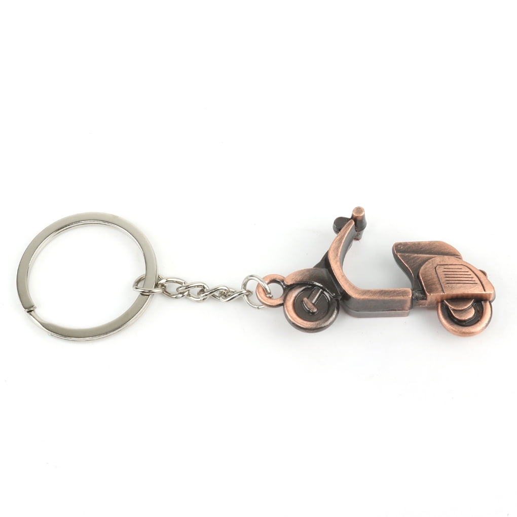 2019  Cute Motorcycle Key Ring Chain Motor Silver Keychain Lover Key Chain