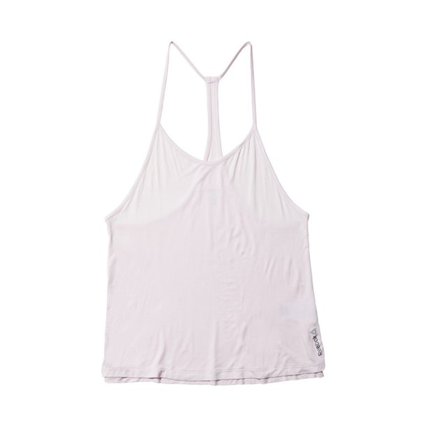 Camiseta sin Mangas Reebok Tank Top para Mujer Rosa Mediano Espalda Cruzada