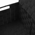 thumbnail image 6 of Sorbus 3 Piece Basket Storage Organization Set - Weave Fabric Bins, Black, 6 of 6