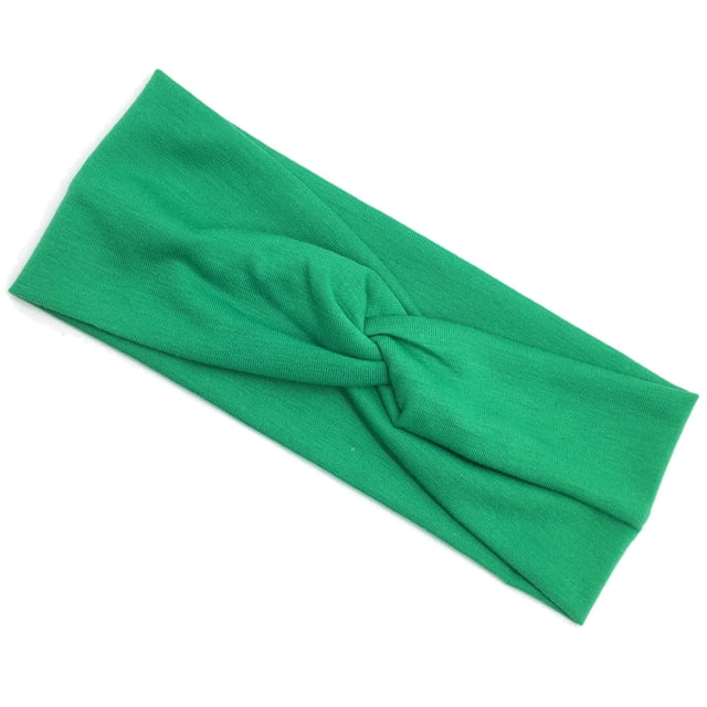 Greeniant Diadema elástica, banda para el cabello transpirable antideslizante, banda para el sudor para entrenamiento, accesorios para la cabeza a la moda Uniforme atlético Verde Greeniant OD022345-04B