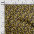 thumbnail image 1 of oneOone Polyester Lycra Fabric Leaves & Floral Artistic Printed Craft Fabric BTY 56 Inch Wide, 1 of 4