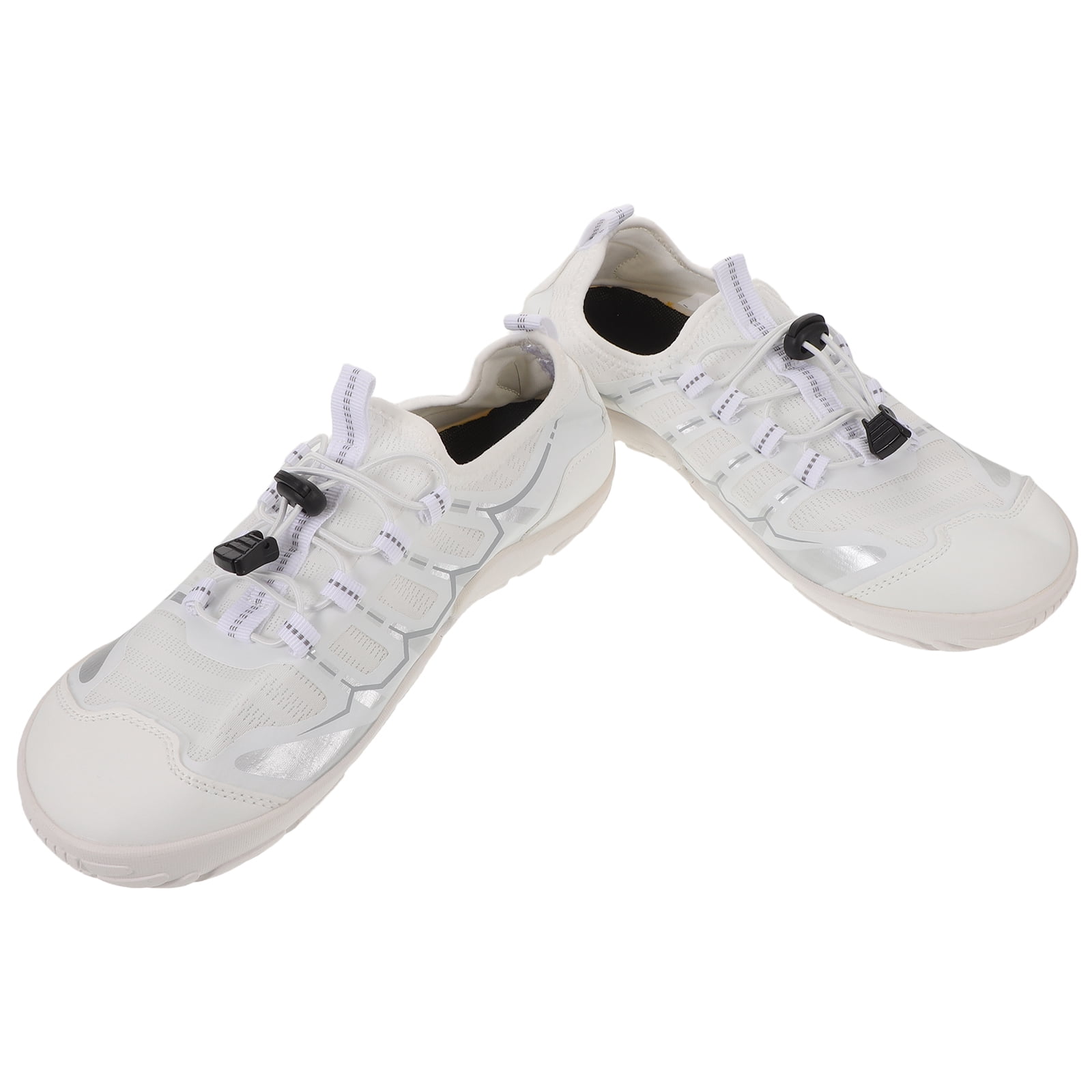 1 Pair Breathable Trail Hiking Shoes: Men'S Quick-Dry Outdoor Sneakers With Rubber Sole - Comfortable Footwear For Summer Adventures