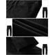 thumbnail image 5 of Pantalones a juego con la parte delantera plana y ajustada para hombre, color negro, talla 32, 5 of 5