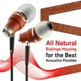 Symphonized NRG X Wood Earbuds Wired with Noise Isolating Microphone