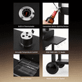 thumbnail image 6 of KOBENDA 20 inch Charcoal Grill with Side Tables & Glass Viewing Window, Outdoor BBQ Grill for Backyard , Black, 6 of 13