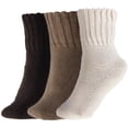 thumbnail image 1 of Calcetines BenSorts para mujer, cálidos, lisos, gruesos, paquete de 3 pares, 1 of 6