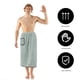 thumbnail image 3 of EeaseMX 1 toalla de baño elegante para hombre, absorbente, de forro polar coral., 3 of 7
