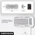 thumbnail image 3 of LOHASLED 2PCS 250LM Dimmable Night Light Dusk to Dawn Light Sensor Nightlights Bedside LED Night Lights,3000K Warm Lighting, 3 of 8