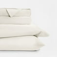 thumbnail image 4 of Luxury Cooling 100% Rayon From Bamboo Silky Soft Bed Sheets Set Ivory Twin Size Bedding by Comfort Canopy, 4 of 12