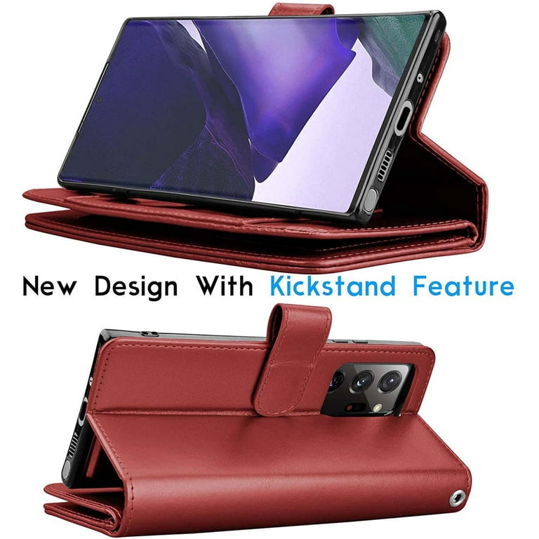 Samsung Galaxy Note 20 Series Detachble Leather Wallet Case - MW