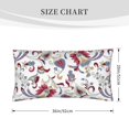 Red Blue Paisley King Pillow Cases, Soft King Size Pillow Cases
