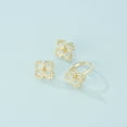 thumbnail image 4 of Xihbxyly Conjunto de Pendientes de Flores de Perla, Joyería de Regalo para Damas, 4 of 7