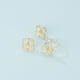 thumbnail image 3 of Fiudx Conjunto de Pendientes de Flores de Perla, Joyería de Regalo para Damas, 3 of 6
