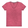 thumbnail image 1 of Playera Fruit of the Loom para Mujer, Manga Corta Cuello V, Rosa ,Talla M, 1 of 4