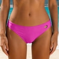 thumbnail image 7 of Rotm Full Coverage Swim Bottoms Women Mid Rise Bikini Bottoms Full Coverage Swimsuit Ruched Scrunch Swim Bottom Hot Pink,L, 7 of 7