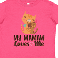 thumbnail image 4 of Inktastic Mamaw Loves Me Girl Granddaughter Cat Girls Toddler T-Shirt, 4 of 5