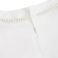 thumbnail image 3 of NIPAXO Girls Dress Puff Sleeve Floral Print Tiered Ruffle Hem Cotton Blend Summer Casual Dress for Girls with Lace Neckline White, 3 of 7