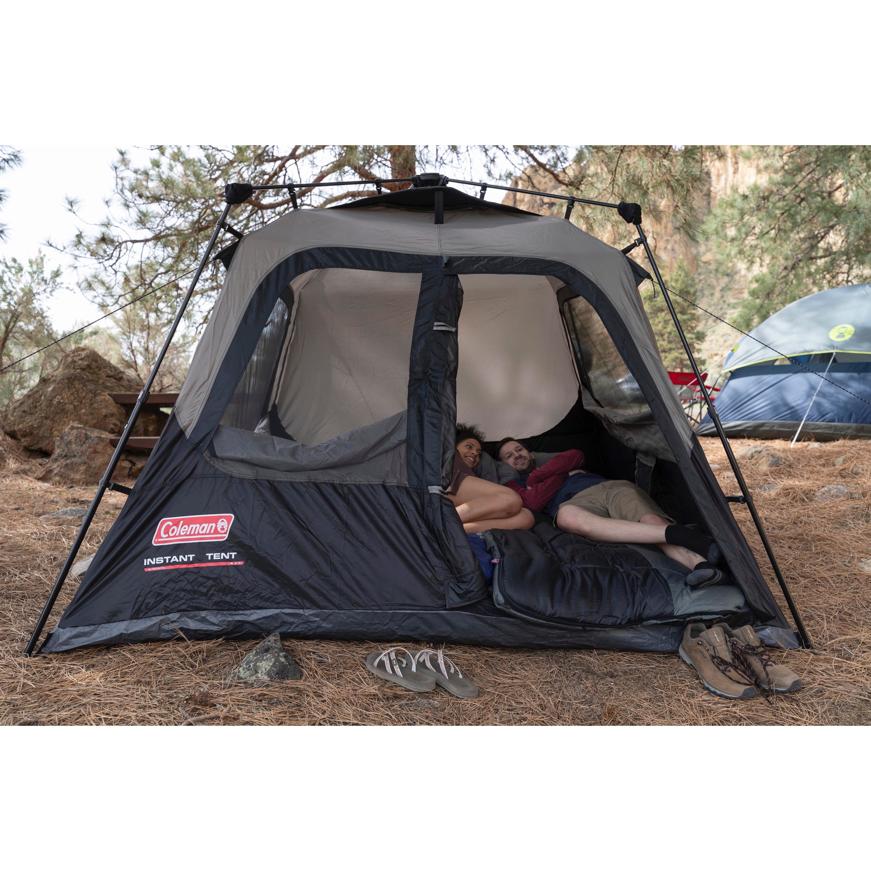 Coleman 6-Person Cabin Camping Tent with Instant Setup, 1 Room 