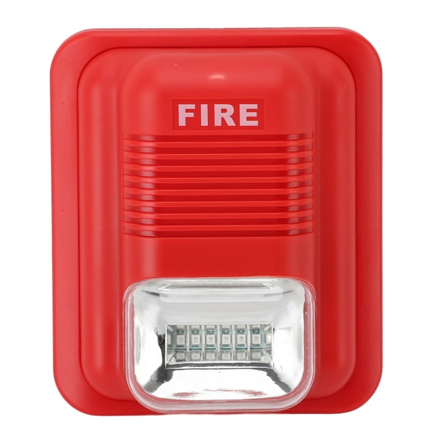 Alarma de incendio de sonido y luz, de alerta de incendio de sonido súper fuerte de pláshico para hoteles para centros comerciales