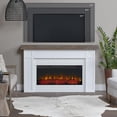 thumbnail image 4 of Real Flame Cravenhall 64" Landscape Electric Fireplace in White, 4 of 6