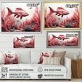 thumbnail image 4 of Designart "The Underwater Monochrome Ballet Of Coral And Grey Fish I" Coastal Coral Under Water Canvas Wall Art, 4 of 7