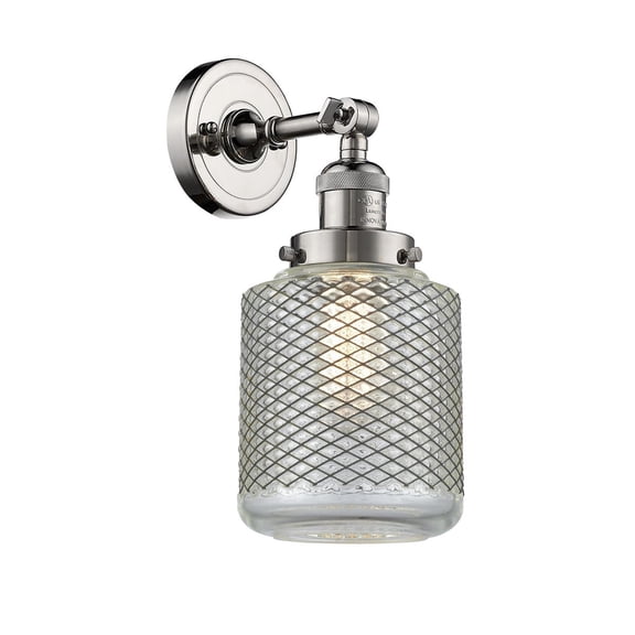Innovations 1-LT Vintage LED Stanton 6" Sconce - Polished Nickel - 203-PN-G262-LED