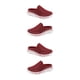 thumbnail image 3 of Sonducket 1 par de toboganes de cubierta de malla para mujer, zapatillas transpirables de tacón plano para viaje de verano para niñas, calzado Rojo Talla 37 2Conjunto, 3 of 6