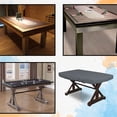 thumbnail image 6 of Covers & all Poker Table Cover 12 Oz Waterproof - 100% Weather Resistant Outdoor Game Table Cover with Elastic at 4 Sides (84" W x 42" D x 8" H Inches, Grey), 6 of 6