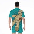 thumbnail image 2 of Voodoo Doll Short Sleeve Men'S Rompers Casual Summer Jumpsuits Outfit, 2 of 4