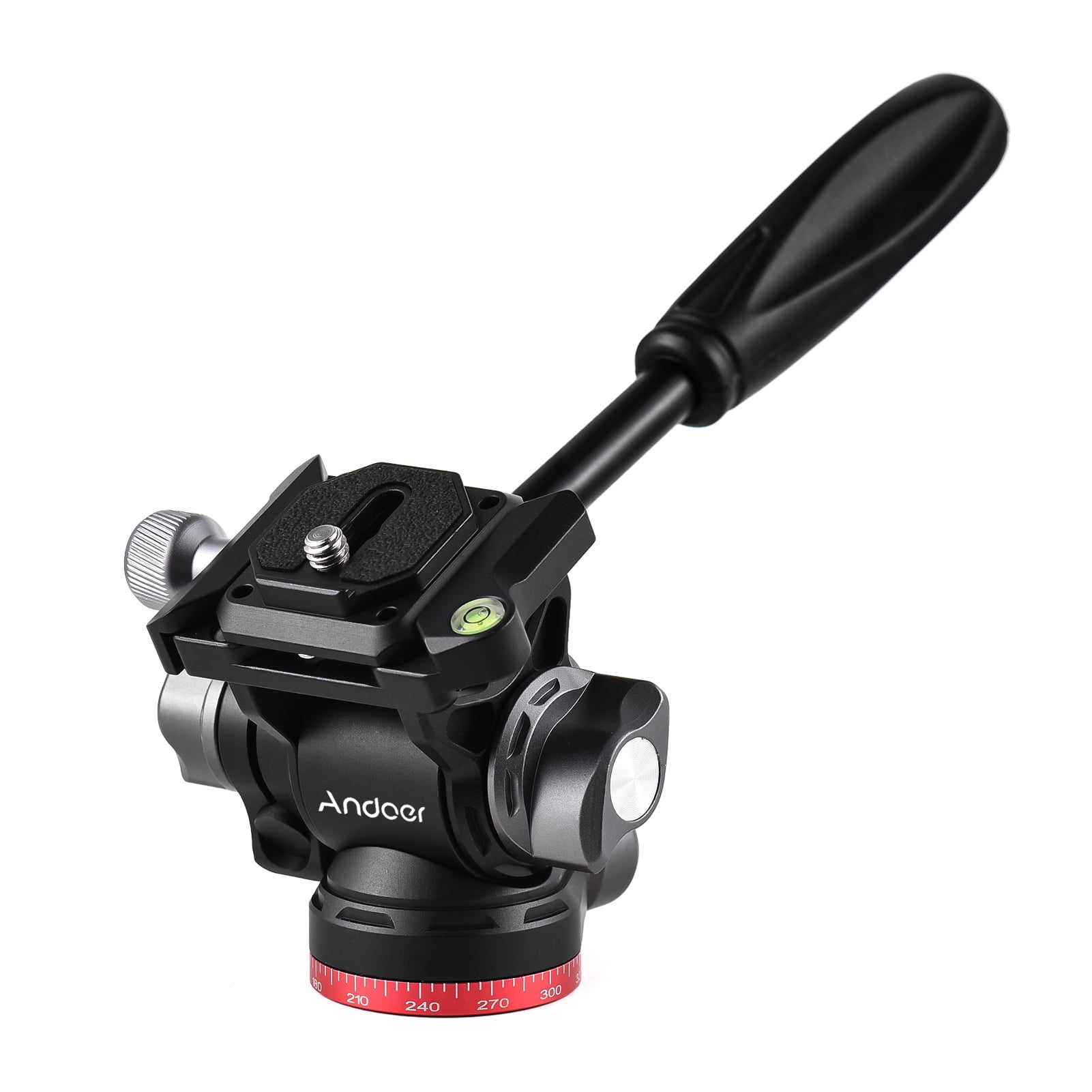 Suzicca Compact Video Fluid Head Pan Tilt Tripod Head Panorama Ballhead
