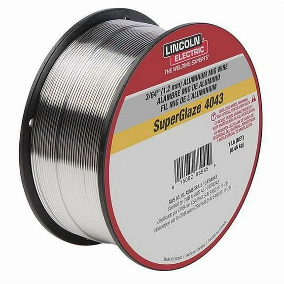 Lincoln Electric MIG Welding Wire,4043,.045,1 lb ED030310