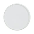 thumbnail image 6 of Kate and Laurel Sanzo Modern Pedestal Drink Table, 9 x 9 x 23, White, Decorative Small Outdoor Patio Table with Hammered Tabletop for Use as Small Plant Stand or Living Room Martini Table, 6 of 8